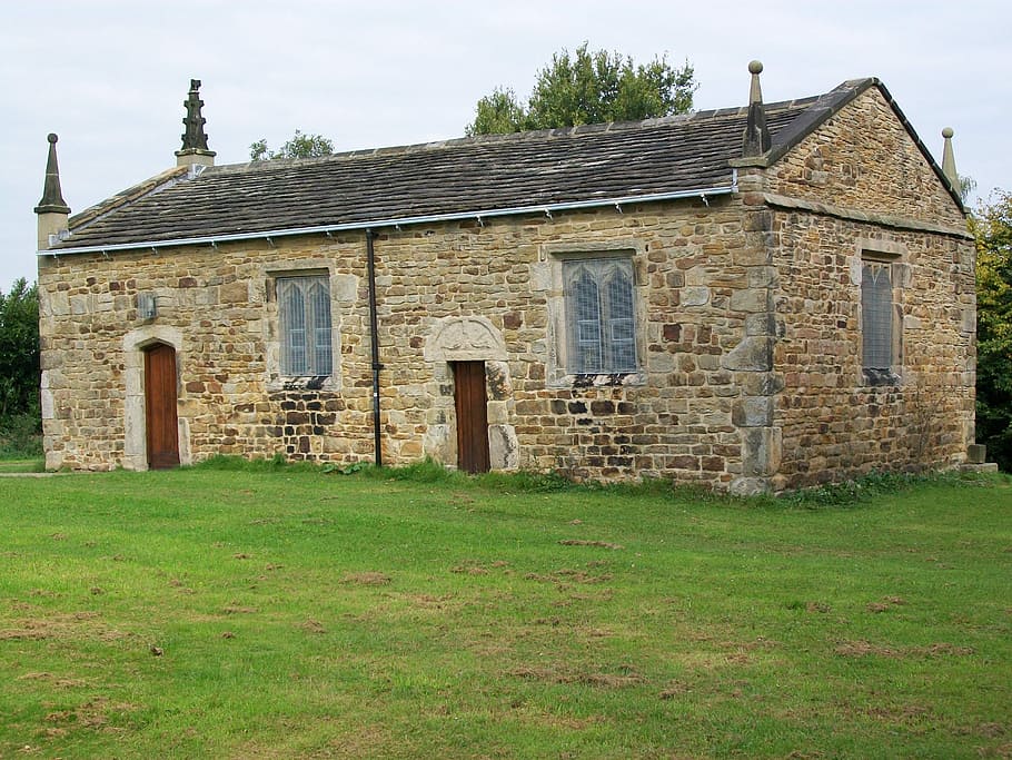 chapel, eyre, grass, architecture, built structure, building exterior HD wallpaper