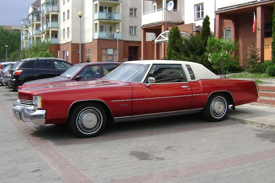 car, toronado, red, auto, oldsmobile, motor vehicle, mode of transportation HD wallpaper