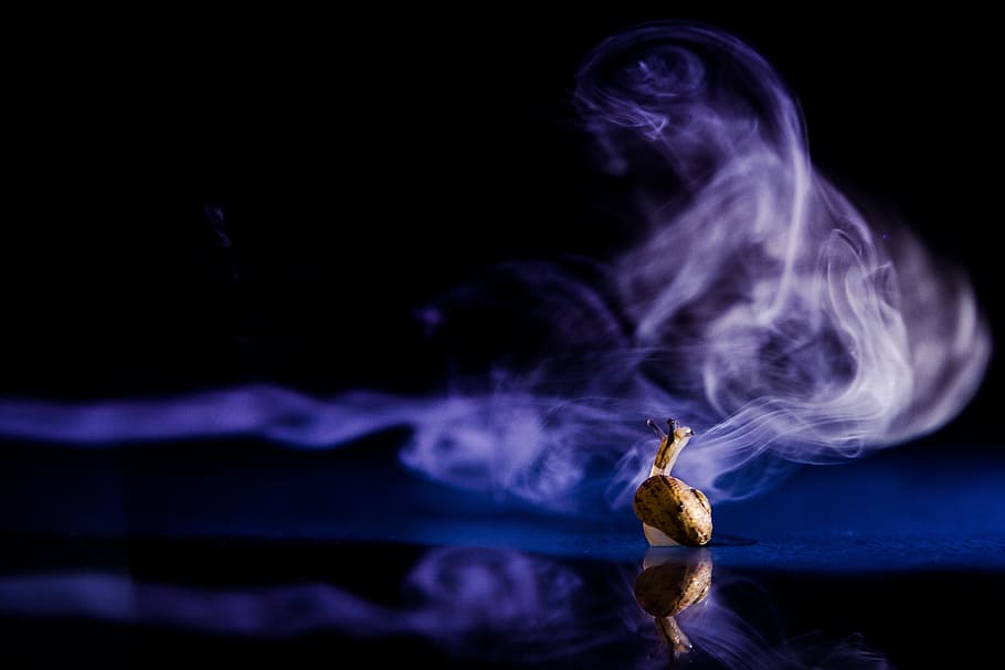 smoke, effect, reflection, dark, night, close-up, indoors, no people HD wallpaper