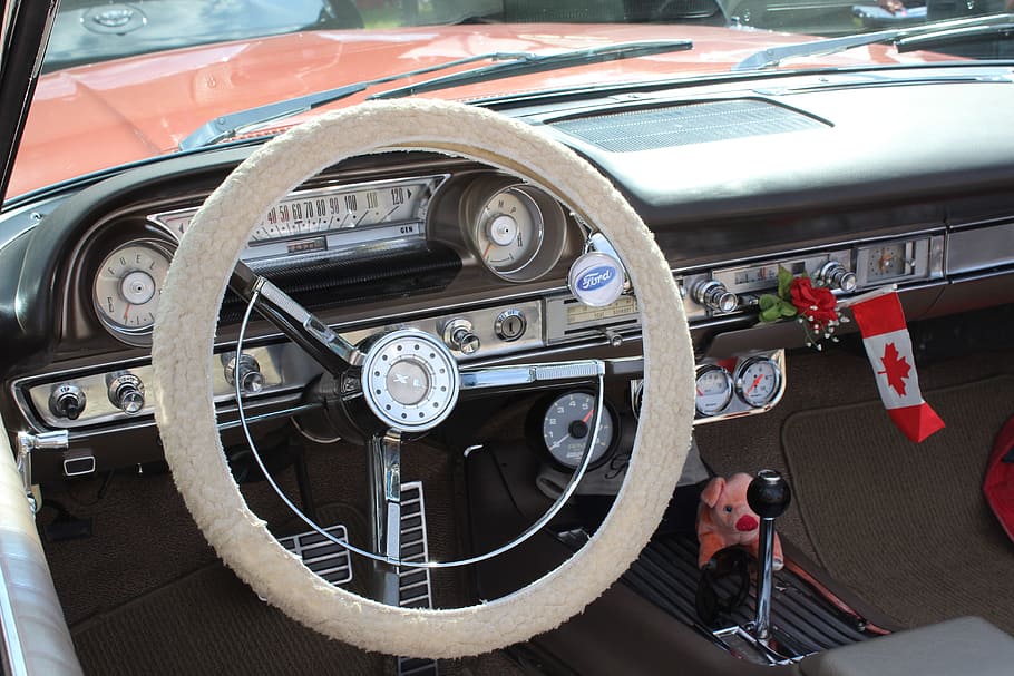 car, classic, interior, dashboard, vintage, transport, automobile HD wallpaper