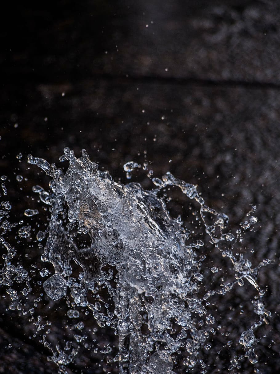 close-up, splash, water, splashing, nature, no people, motion HD wallpaper