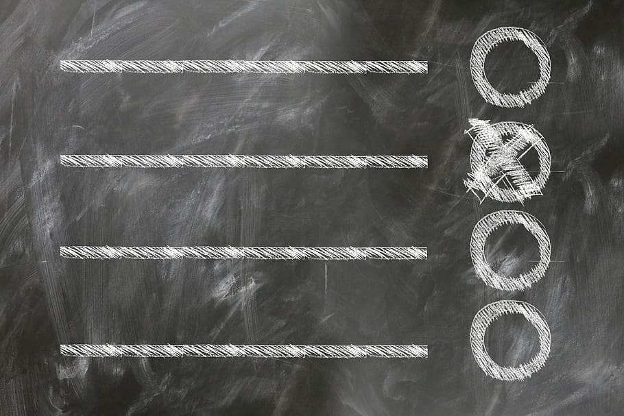 chalk written radio buttons, checklist, district, ring, about HD wallpaper
