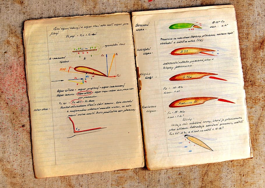 Education, Workbook, Old, School, aviation, document, paper HD wallpaper