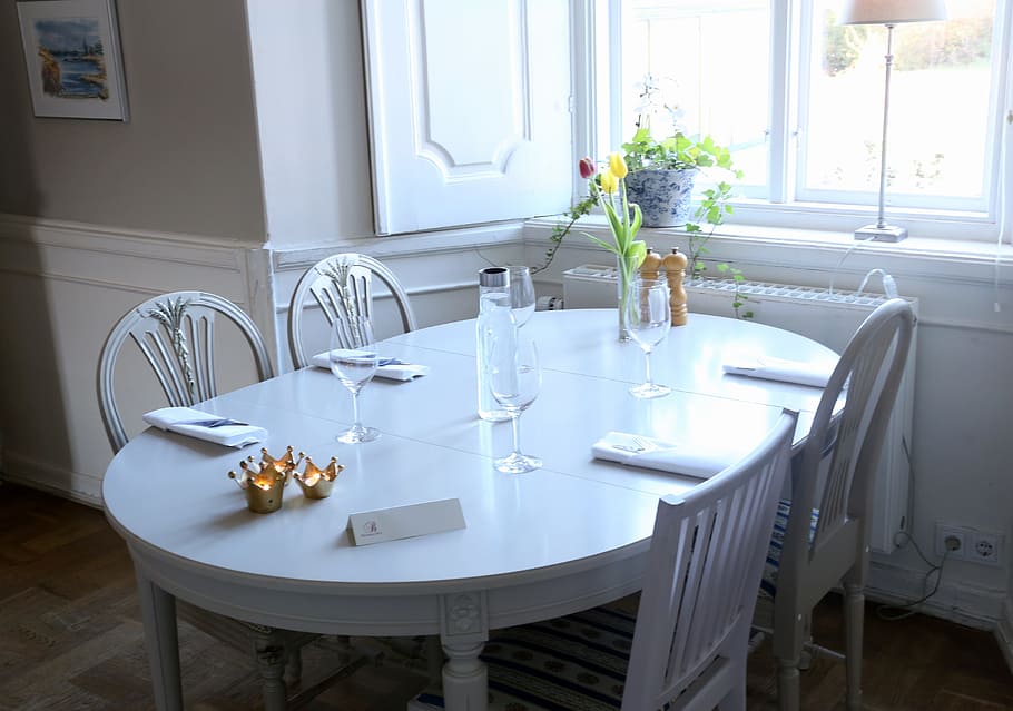 Table, Table, Settings, Breakfast, table settings, chair, no People HD wallpaper