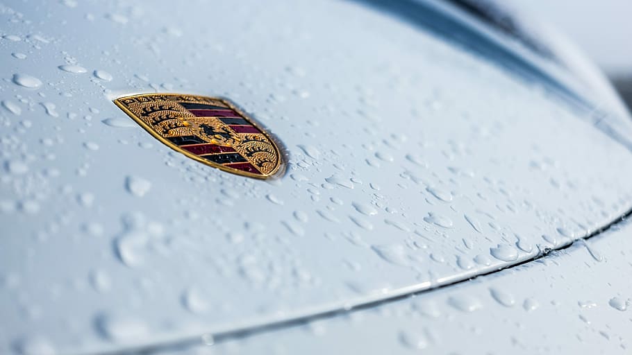 close-up photo of gray Lamborghini vehicle with dew, cold, car HD wallpaper