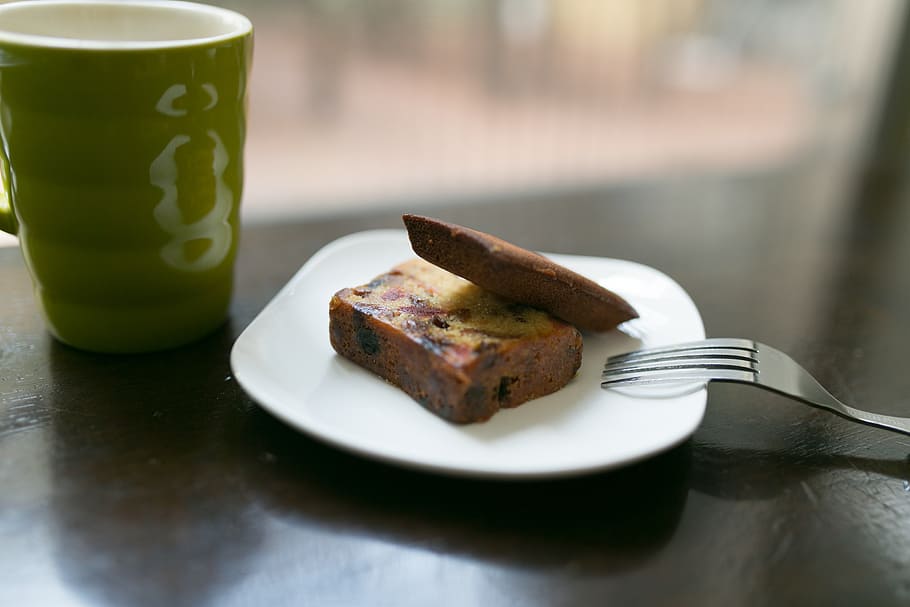 cake, cup, green, food, plate, gourmet, table, meal, slice HD wallpaper