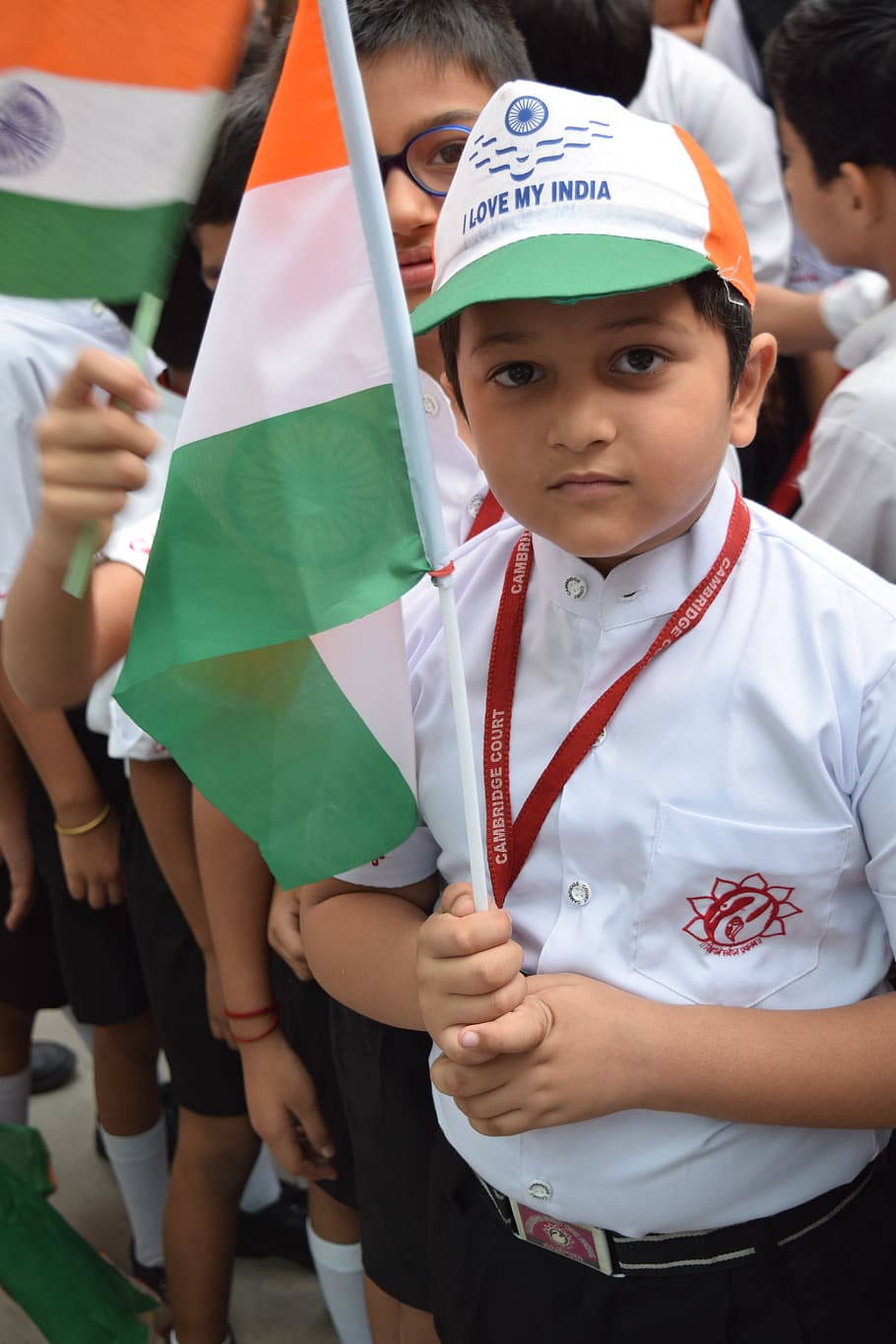 independence, child, boy, standing, real people, holding, patriotism HD wallpaper