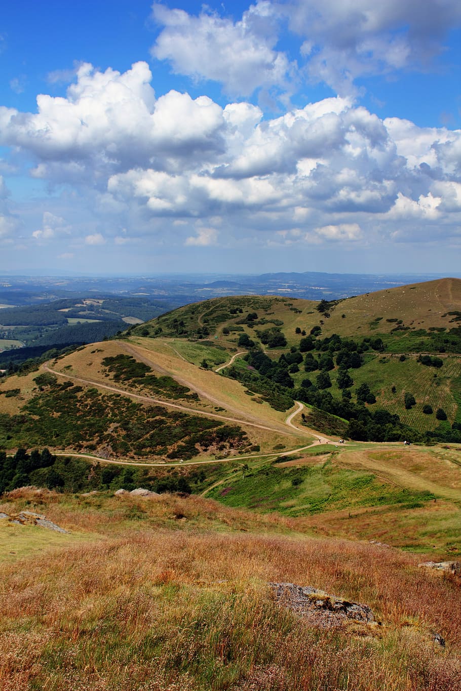Malvern, Hills, Landscape, England, sky, uk, rural, worcestershire, HD wallpaper