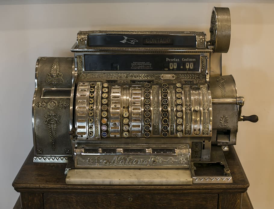 Register, Machine, Vintage, Old, machine register, antiques HD wallpaper