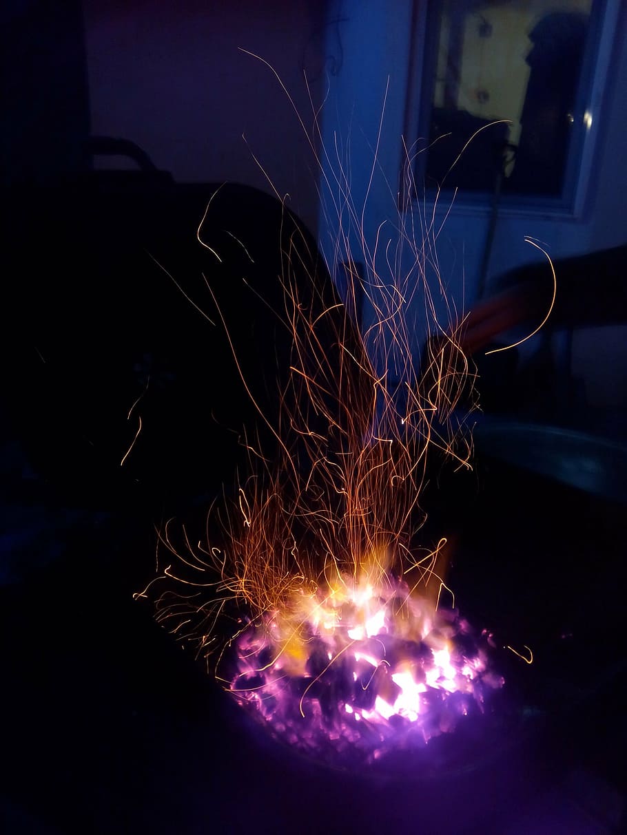 fire, flame, barbecue, heat, hot, inferno, burn, blaze, fiery HD wallpaper