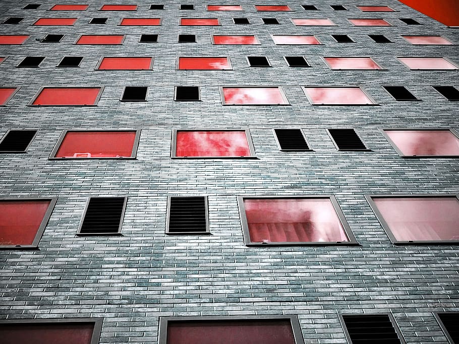 building, bricks, pattern, wall, architecture, concrete, estate HD wallpaper