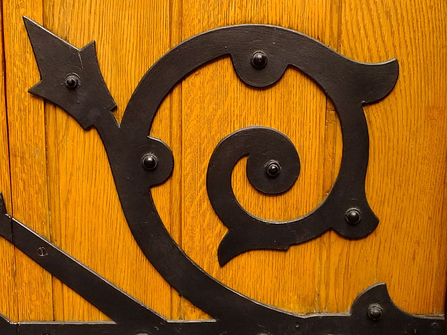 door, wood, facade, input, old, doors, circular, old house HD wallpaper