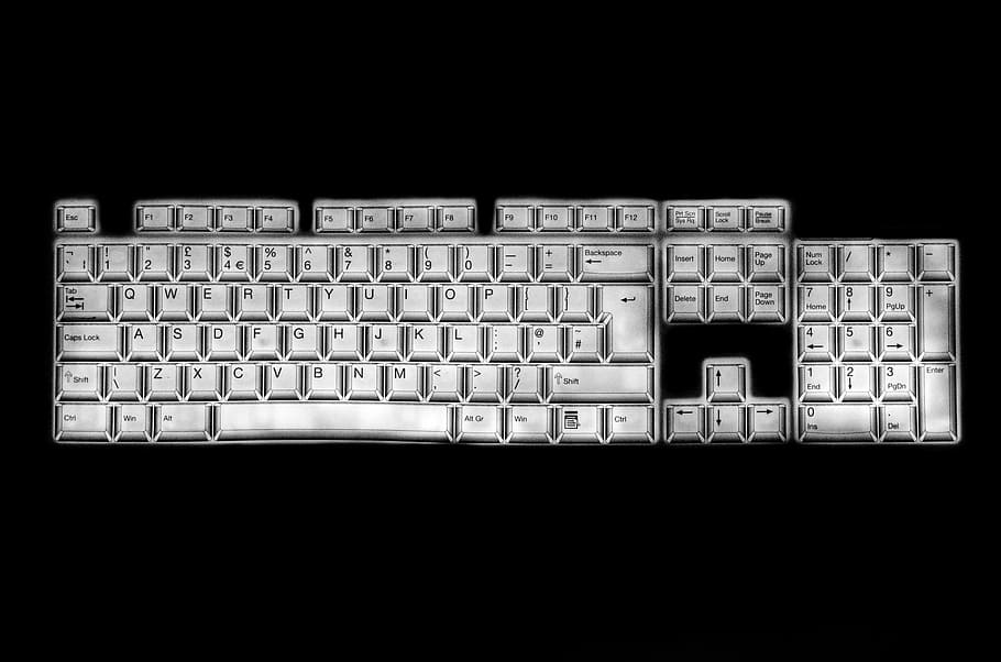 Keyboard, Keys, Buttons, Alphabet, keypad, type, control, enter HD wallpaper
