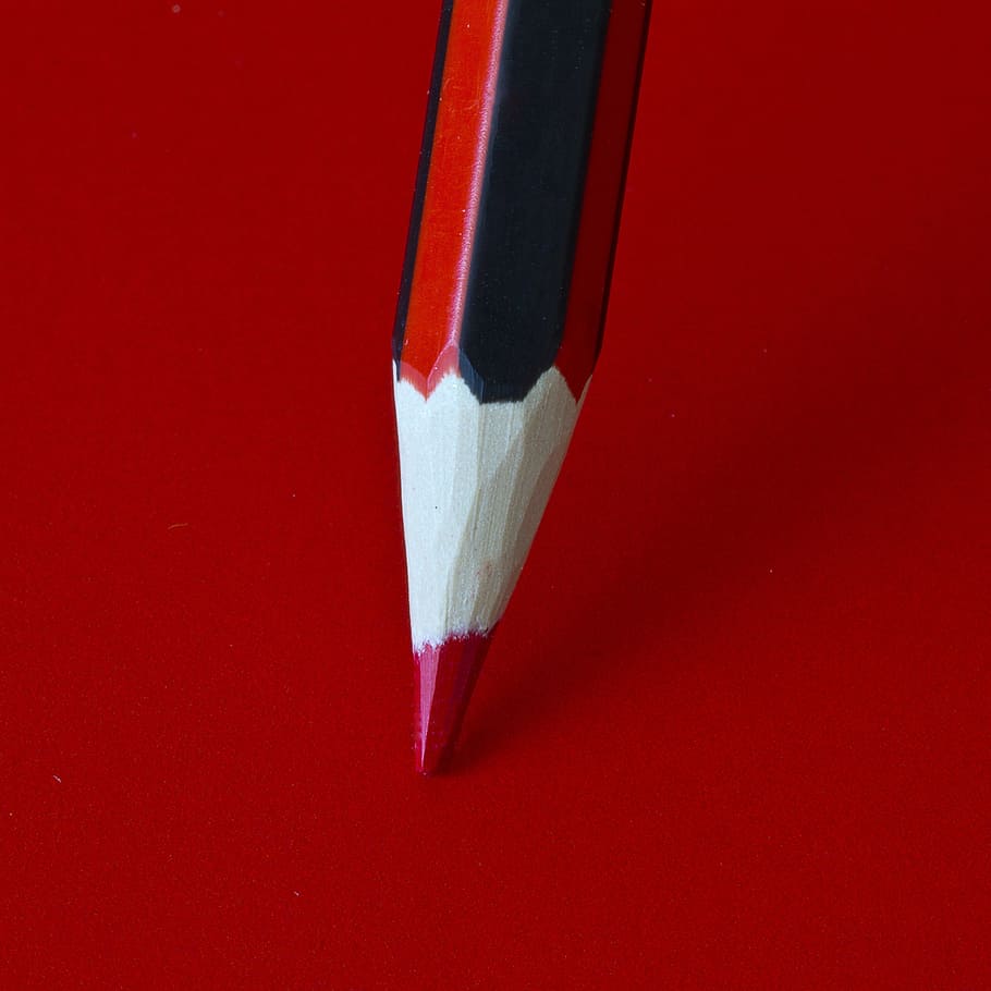 still, items, things, pencil, colored, sharp, write, draw, close-up HD wallpaper