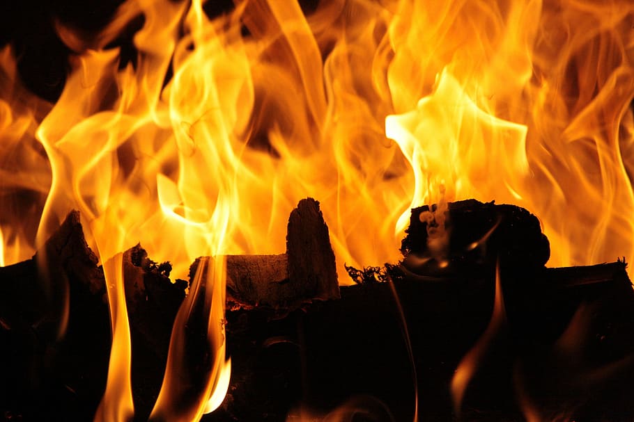 fire, flame, heat, hot, red, burn, blaze, burning, heat - temperature HD wallpaper