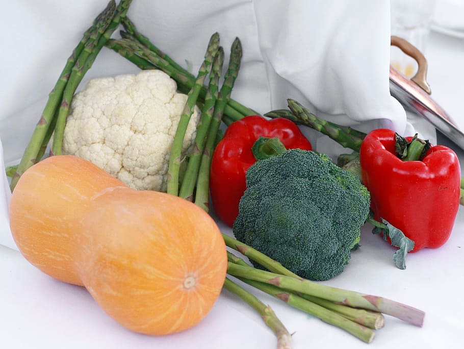 vegetable, red, green, orange, white, paprika, organic, healthy HD wallpaper