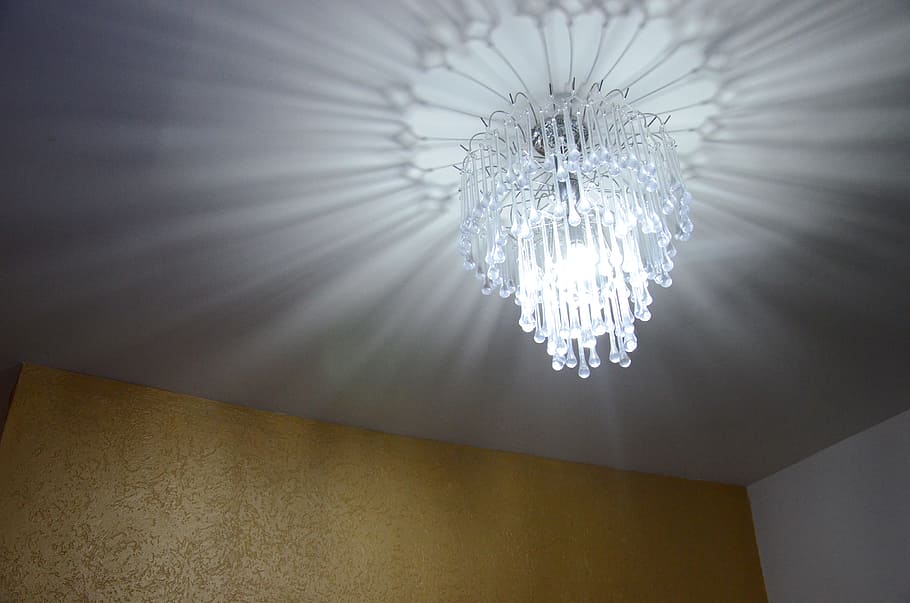 chandelier, light, brightness, lamp, environment, electricity, HD wallpaper