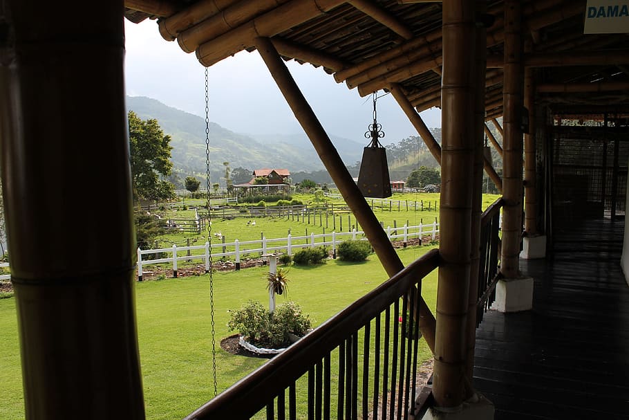 salento, landscape colombian, valley, cocora, quindio, built structure, HD wallpaper