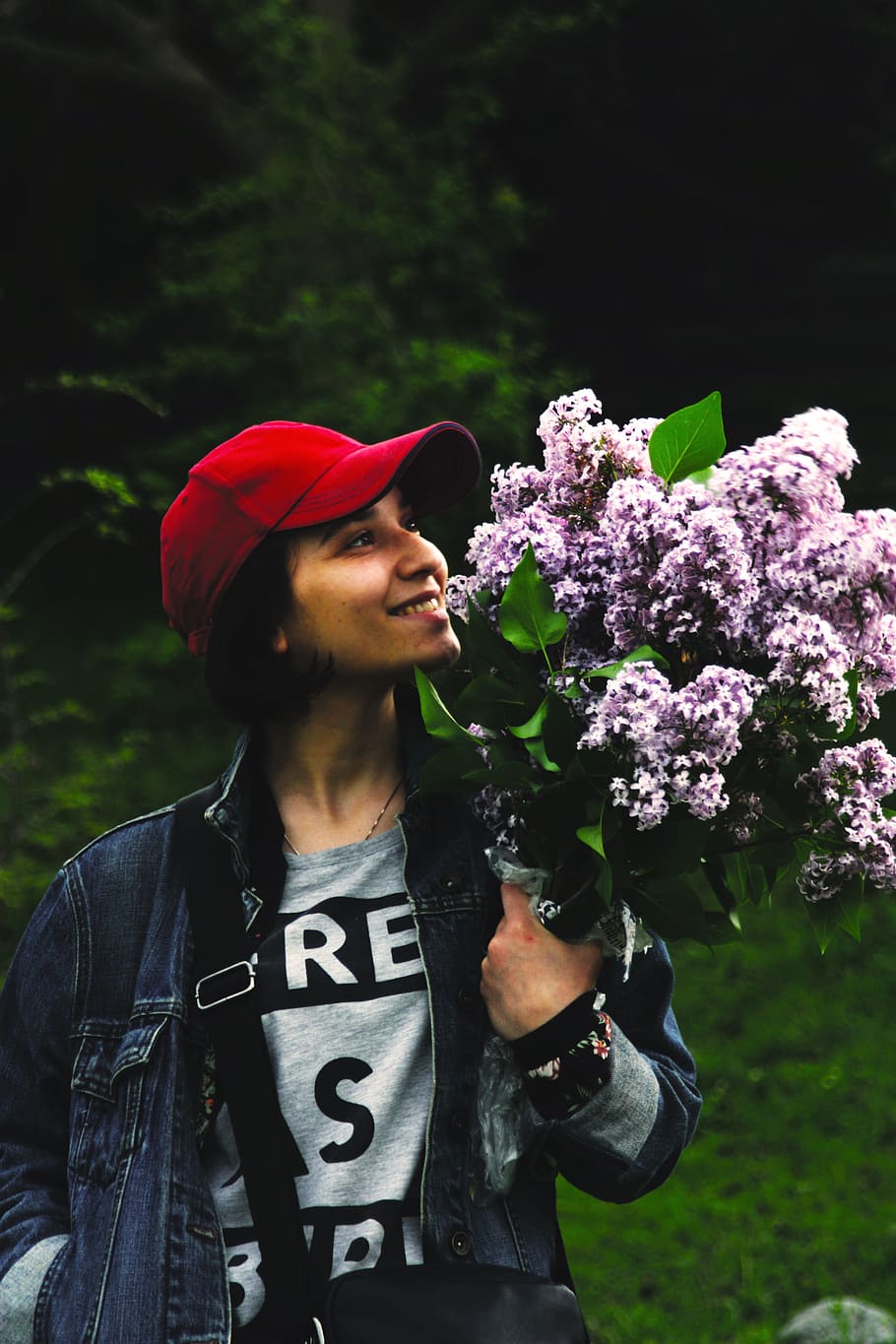 fashion, woman, flowers, girl, attractive, beautiful, bloom, blooming HD wallpaper