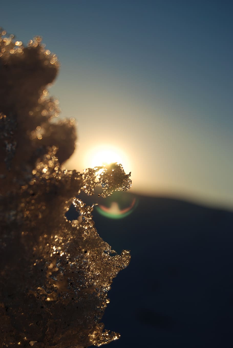 snow, winter, ice, sun, cold, frost, nature, frozen, sky, outdoor HD wallpaper