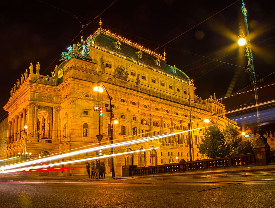 prague, museum, building, architecture, historically, old building HD wallpaper
