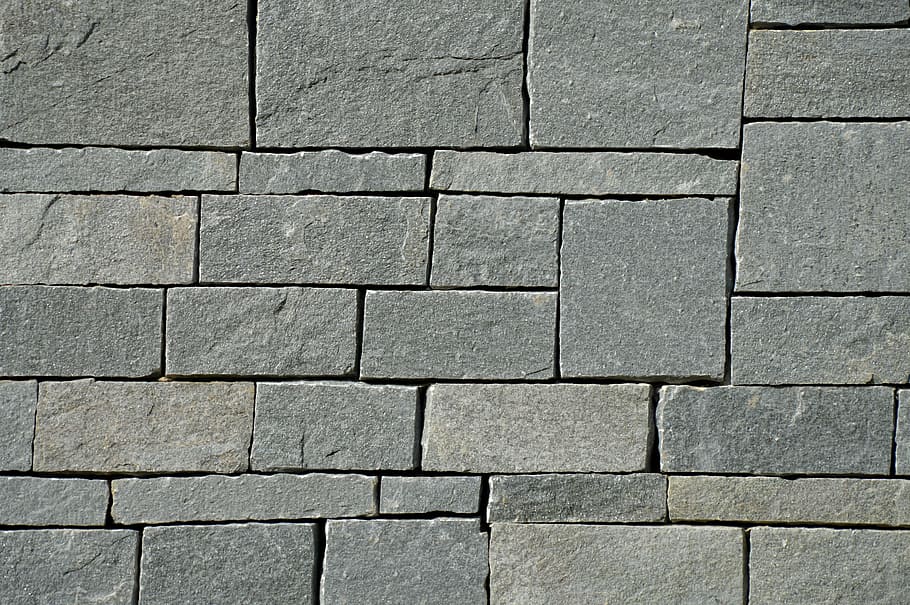 gray concrete bricks, Texture, Masonry, Bulwark, Wall, Stones HD wallpaper