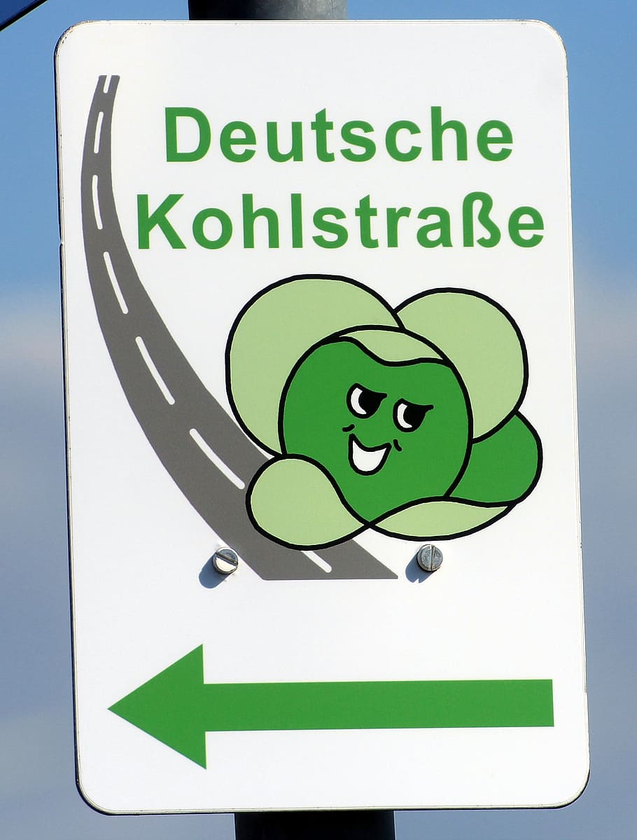 german carbon road, shield, note, direction indication, sign HD wallpaper