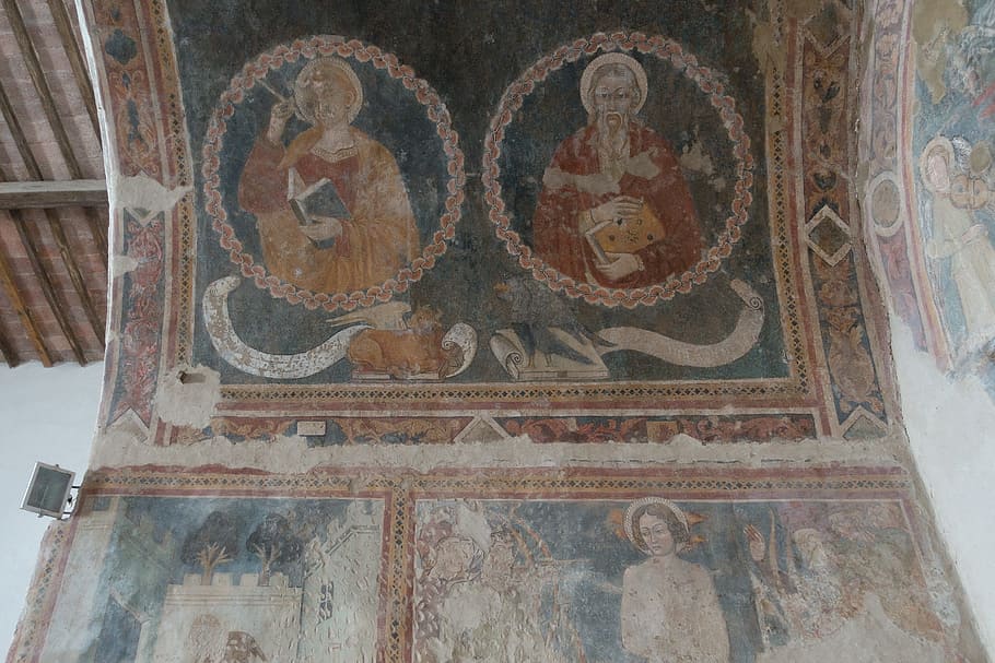 religious paintings, fresco, fresco painting, fresh painting, HD wallpaper
