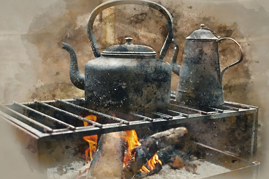 kettle, pots, cooking, heat - temperature, kitchen utensil HD wallpaper