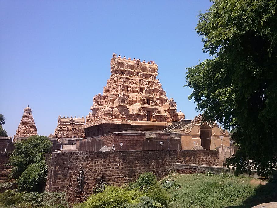 brihadeeswara temple, tamil nadu, india, hindu, architecture, HD wallpaper