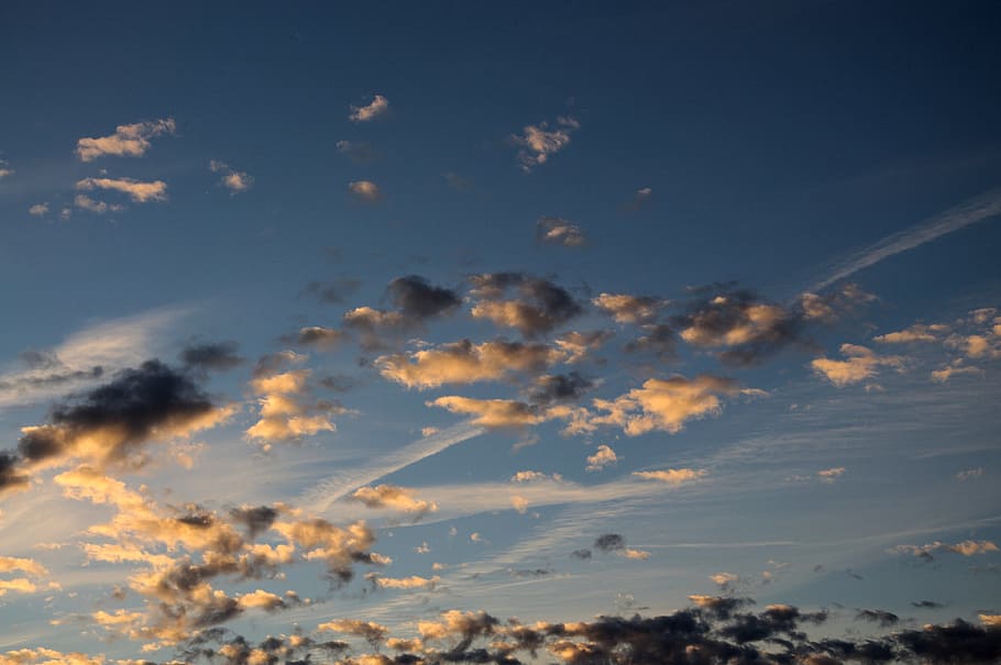 sky, clouds, sunset, cloud - sky, beauty in nature, scenics - nature HD wallpaper