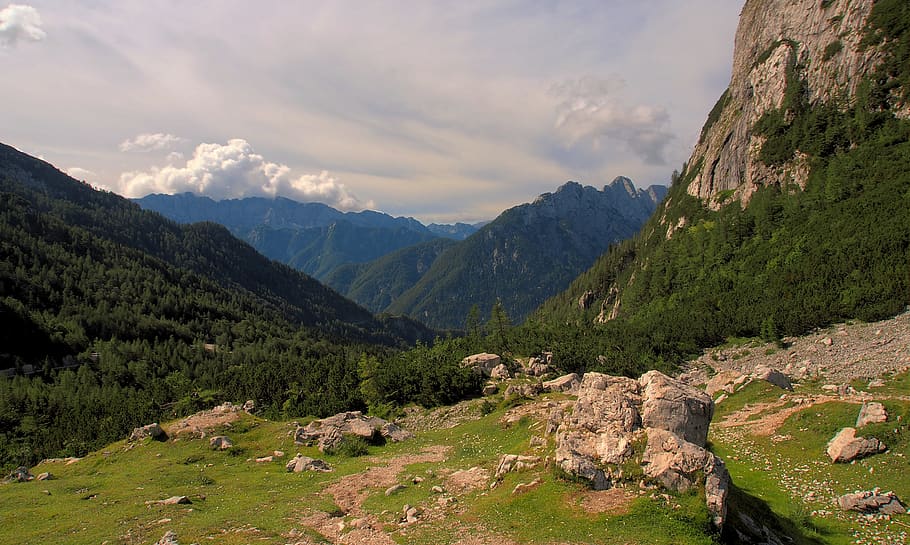 slovenia, pass, mountains, beauty in nature, scenics - nature HD wallpaper