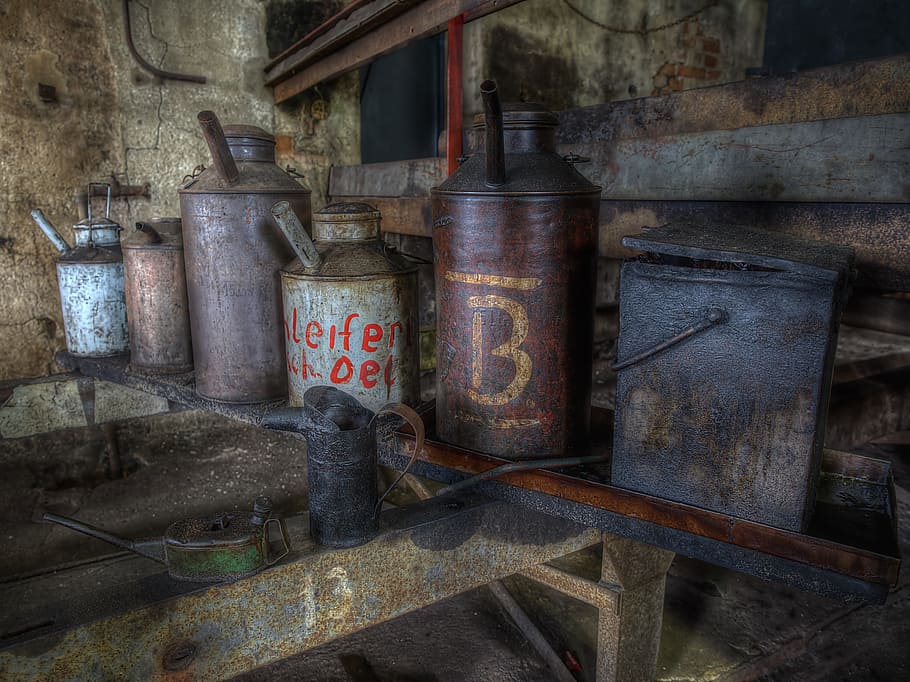 louise briquette factory, old factory, brandenburg, leave, ruin, HD wallpaper