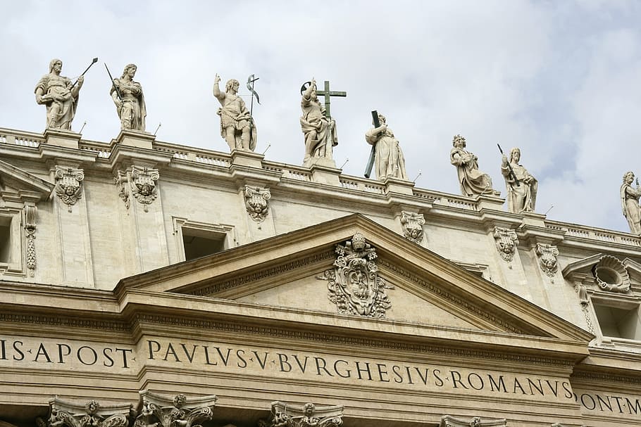 ancient, architecture, art, baroque, building, capital, catholic HD wallpaper