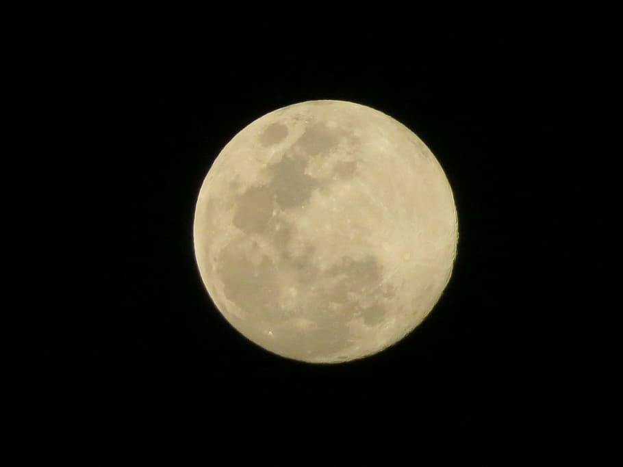 moon, night, full moon, sky, nature, space, astronomy, geometric shape HD wallpaper