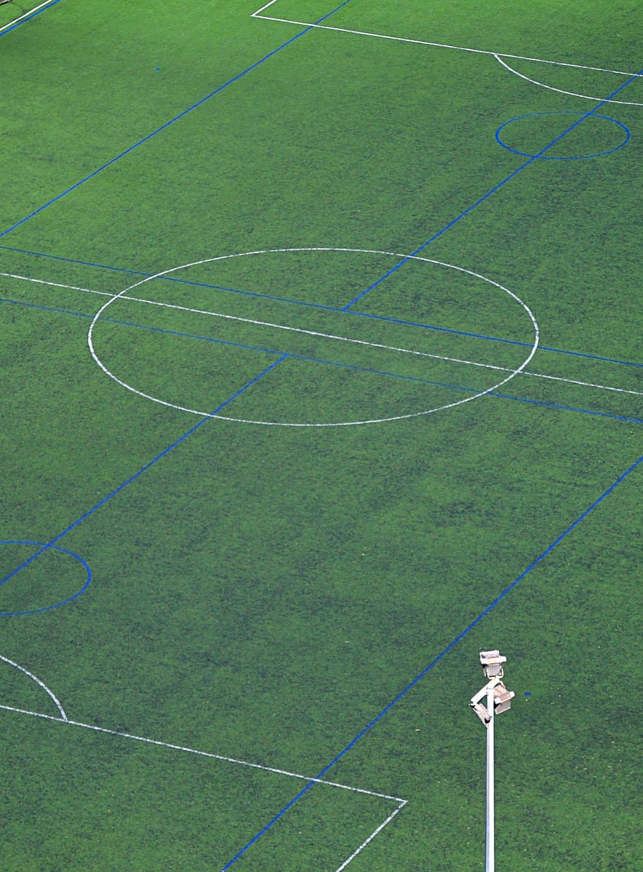 green field photography, football, footballers, stadium, football pitch, HD wallpaper