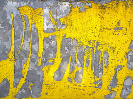 Texture, Background, Metal, Abstract, color, bare, grey, yellow HD wallpaper