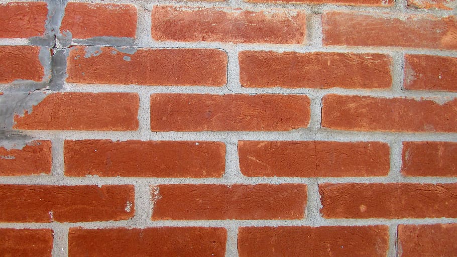 brick, wall, default, texture, rough, solid, clay, rustic, crack HD wallpaper