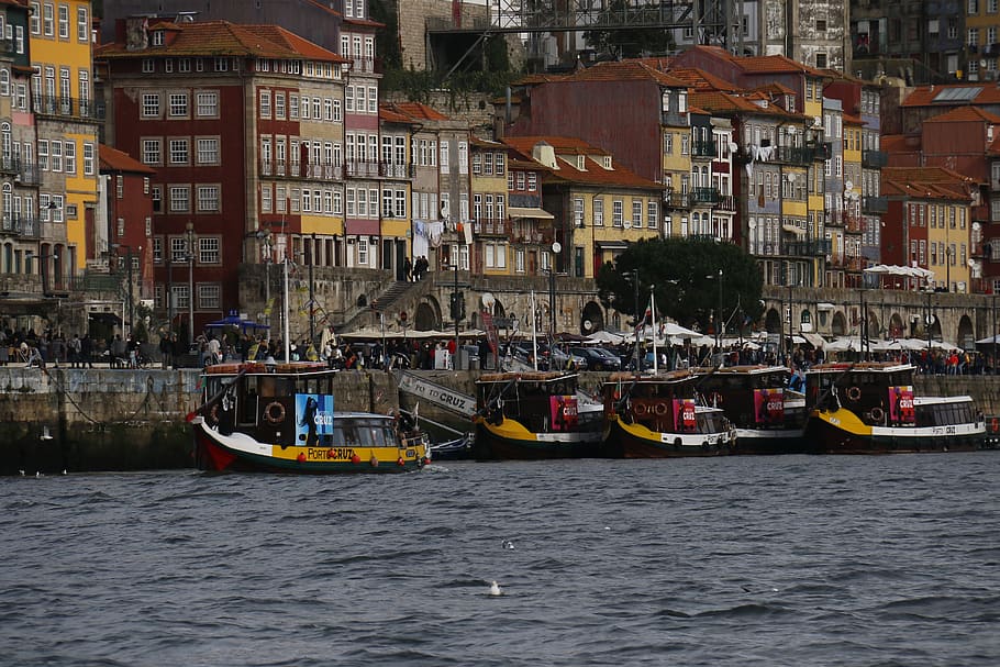 porto, river douro, city, rio, tourist, water, crossing, calm, HD wallpaper