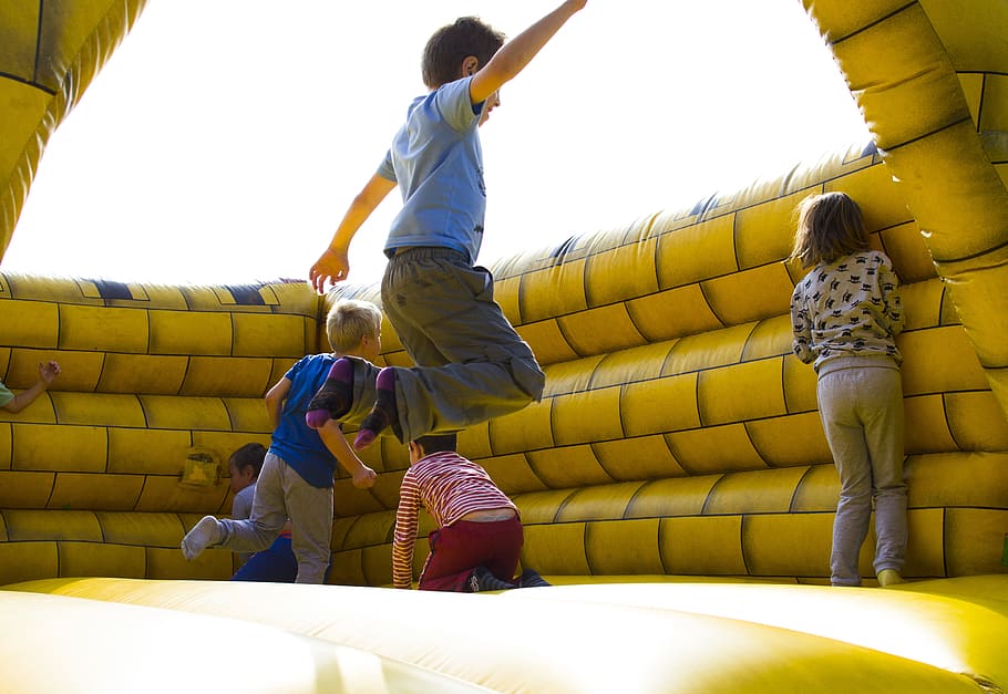 people, girl, young, colors, action, activity, boys, day, fun HD wallpaper