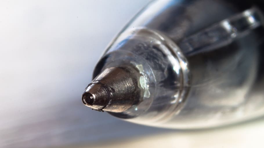macro, pen, tip, write, notebook, office, zoom, close-up, studio shot HD wallpaper