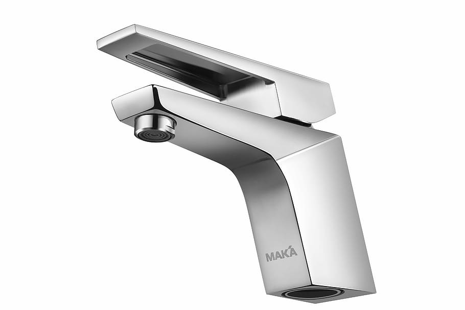 faucet, metal, switch, valve, sluice, furniture, white background HD wallpaper
