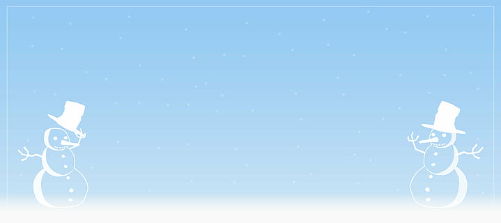 white snowman clipart, winter, snow man, wintry, cold, blue HD wallpaper