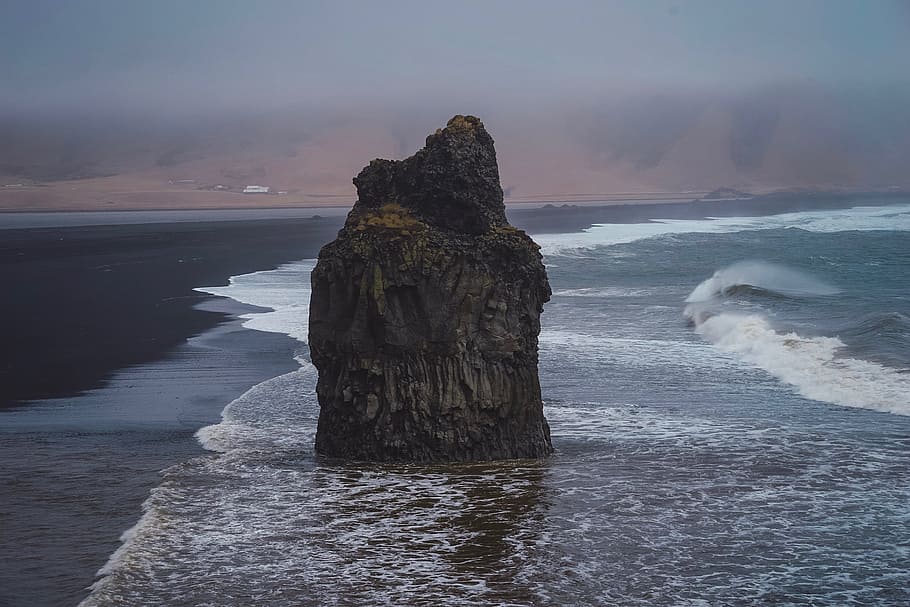 sea, ocean, water, waves, nature, rocks, horizon, coast, shore HD wallpaper