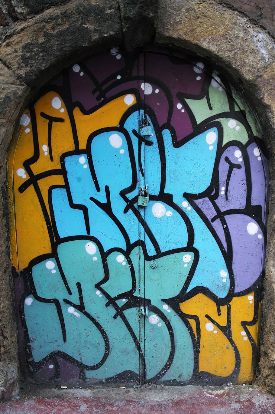 graffiti, pictures, background, wall, paint, art, beautiful HD wallpaper
