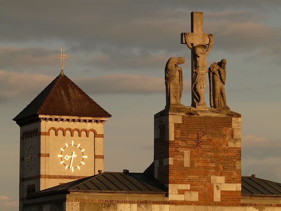clock, clock tower, time, time indicating, pointer, clock face HD wallpaper