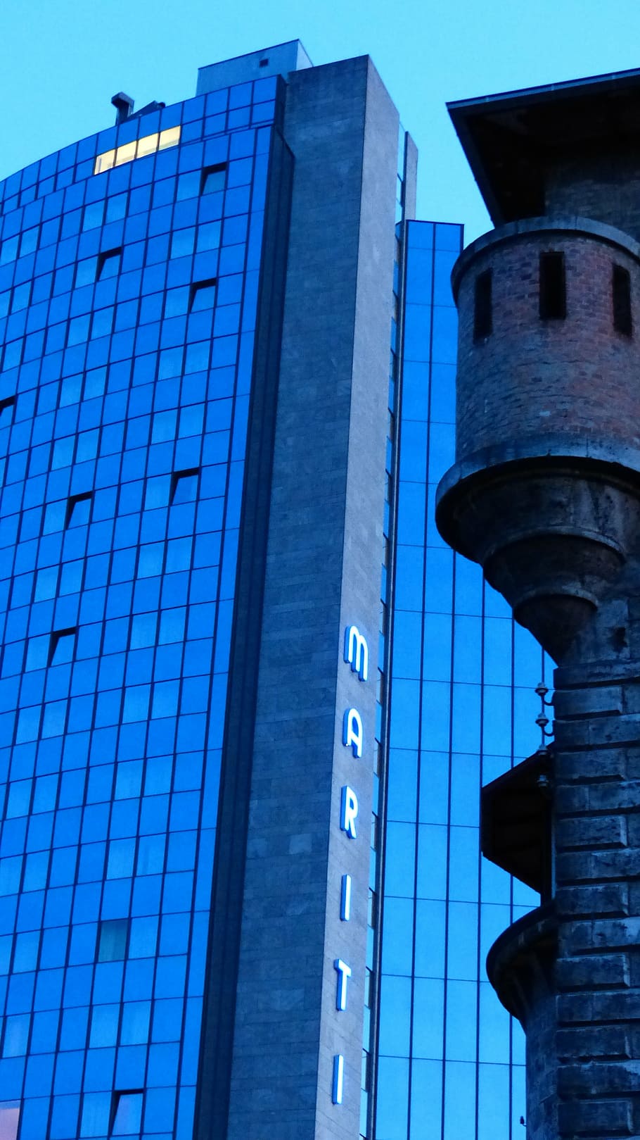 maritime, hotel, facade, architecture, building, ulm, window HD wallpaper