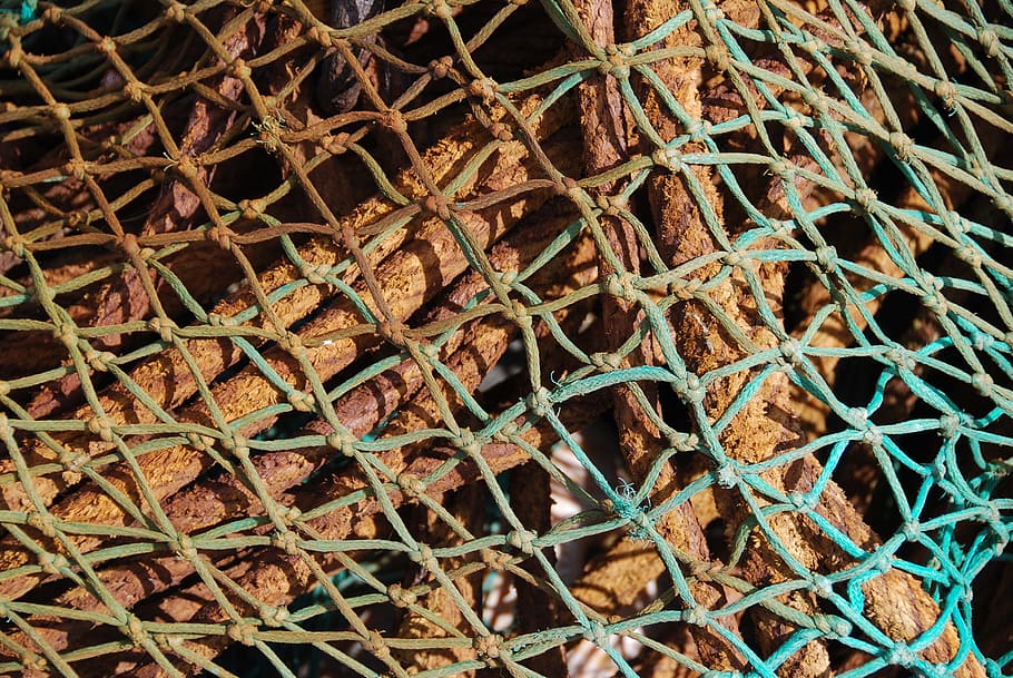 rope, net, texture, pattern, nautical, marine, full frame, backgrounds HD wallpaper