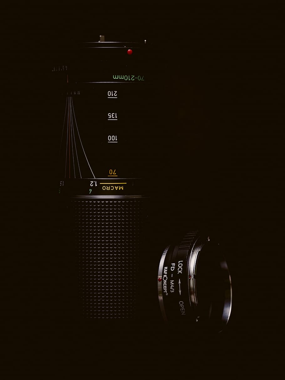 dark, black, camera, lens, technology, indoors, communication HD wallpaper