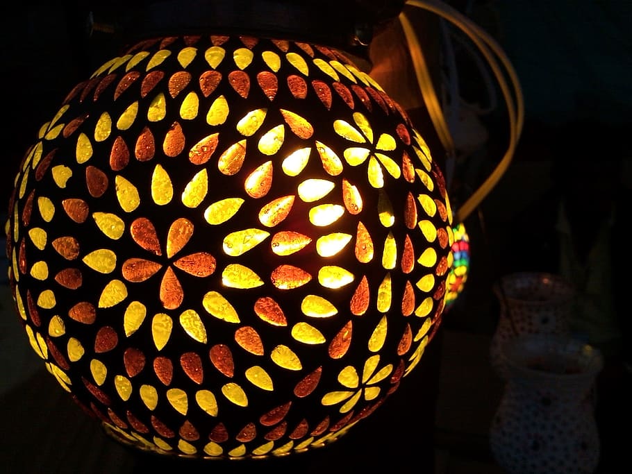 art, lights, night, dark, abstract, backlight, beautiful, bright HD wallpaper